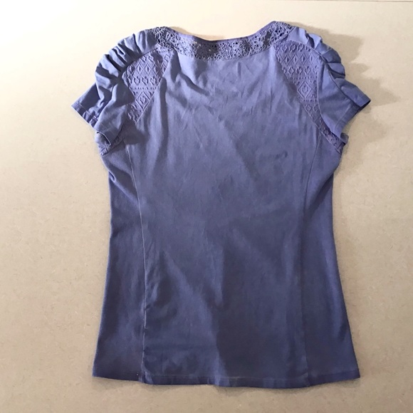 Angels Never Die Purple Embellished T-shirt, Med - Picture 9 of 16